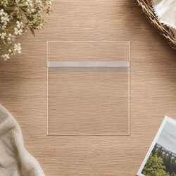 Crystal Clear Premium Protective Closure Bags 9 5/8" x 11 3/4" 100 pack