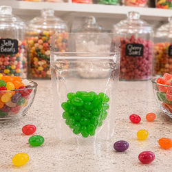 XS Crystal Clear Resealable Zipper Pouch Bags Holds 1 oz. - Heat Sealing & Food Safe Size: 3 1/8" x 2" x 5 1/8" 100 Bags Pouches