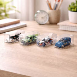 Crystal Clear Value Boxes 1 1/2" x 1 1/2" x 3" 50 pack