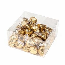 Crystal Clear Value Boxes 4" x 4" x 2" 50 pack