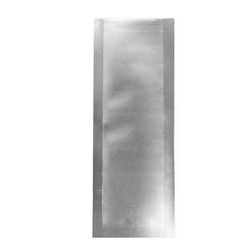 Matte Silver Single Use Child Resistant Bags 1 1/2" x 4" 100 pack