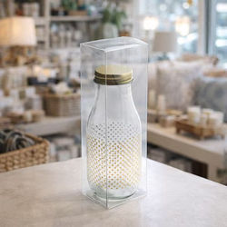 Clear Boxes - Great for Macarons Shot Glass Glass Bottles Crafts Box Size: 2 9/16" x 2" x 7 1/2" 25 Boxes Crystal Clear Boxes