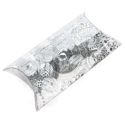 Clear Pillow Box - Great For Necklaces Earrings Chocolate Box Size: 3 15/16" x 1 9/16" x 6 11/16"| 25 Boxes Crystal Clear Boxes