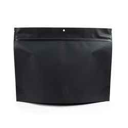 Matte Black Child Resistant Pouch Bags 12" x 4" x 9" 100 pack