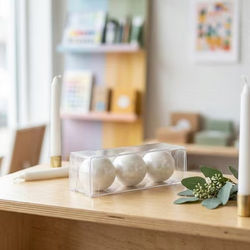 rPET Crystal Clear Box 1" x 1" x 3" 25 Pack