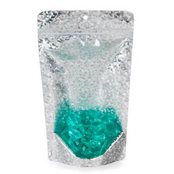 Holographic Ice Backed Stand Up Pouch w/ Hang Hole 5 1/8? x 3 1/8? x 8 1/8? 25 Pack ZBGHI3C