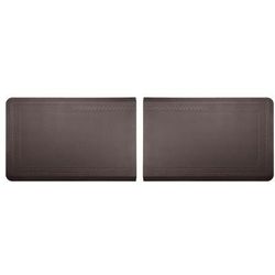 WeatherTech Comfort Mat Connect Bordered 2 Pieces 24x36in Cocoa 8ACONA2HCC
