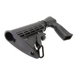 AIM Sports Inc Remington 870 Shotgun Pistol Grip W/6 Position Stock Black Medium APGSR870