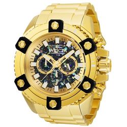 Invicta Coalition Forces Men's Watch w/ Abalone Dial - 56mm Gold (ZG-35975)