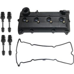 2002 Nissan Altima 5-Piece Kit Valve Cover, 2.5L, 4 Cyl., With gasket and PCV valve, includes Ignition Coils