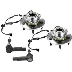 2002 Dodge Ram 1500 4-Piece Kit Wheel Hub, includes Tie Rod Ends