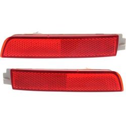 2016 Nissan Quest Rear, Driver and Passenger Side Bumper Reflectors