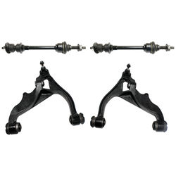 2014 Ram 1500 4-Piece Kit Front, Driver and Passenger Side, Lower Control Arm, includes Sway Bar Links