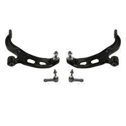 2011 Ford Taurus 4-Piece Kit Front, Driver and Passenger Side, Lower Control Arm, includes Tie Rod Ends