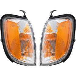 1999 Nissan Frontier Driver and Passenger Sides Corner Lights, with Bulbs