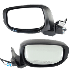 2012 Honda Insight Driver and Passenger Side Mirrors, Power, Non-Heated, Manual Folding, Paintable