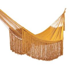 Amber Cascade,'Cotton Amber Yellow Hammock (Triple)'