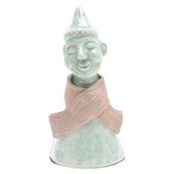 Hill Tribe Man,'Hand Made Celadon Ceramic Hill Tribe Sculpture'