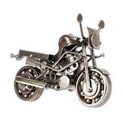 'Rustic Monster Motorbike' - Motorcycle Metal Recycled Sculpture from Mexico