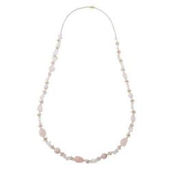 Lovely Dream,'Multi-Gemstone Beaded Necklace in Pink from Thailand'