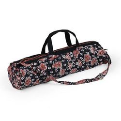 Stars and Roses,'Handcrafted Javanese Cotton Batik Yoga Mat Bag'