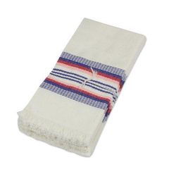 Dinner Guest,'Striped 100% Cotton Napkins from Guatemala (Set of 6)'