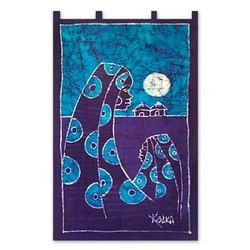 Sweet Mama,'Batik Cotton Wall Hanging'