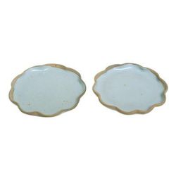 First Course,'Handmade Ceramic Salad Plates (Pair)'