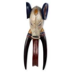 African wood mask, 'Guro Elephant II'