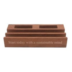 Sustainable Mind,'Eco-Friendly Reclaimed Wood Desk Organizer'