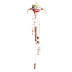Piñata Party,'Piñata Themed Ceramic Wind Chime'