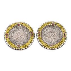 Haryana Om,'Mosaic Motif Incense Holders (Pair)'