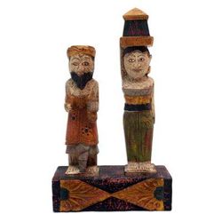 Sulinggih,'Hand Carved Albesia Wood Statuette'