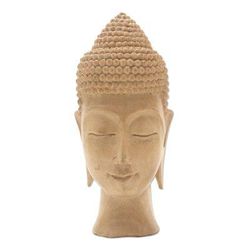 Elegant Buddha,'Balinese Buddha Wood Head Sculpture'