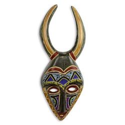 African wood mask, 'Bapende Celebration'