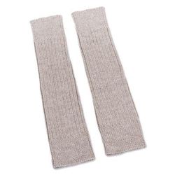 Beige Winter Dancer,'Versatile Beige Alpaca Leg Warmers Knitted in Peru'
