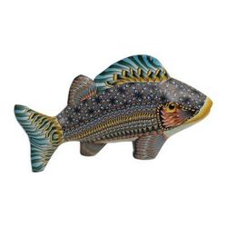 Bali Fish,'Handcrafted Polymer Clay Fish Sculpture (5.75 Inch)'
