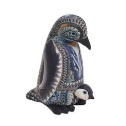 Penguin Mother,'Polymer Clay Mother Penguin Sculpture (4 Inch)'