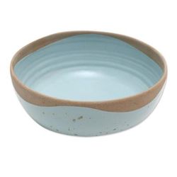 Blue Bounty,'Artisan Crafted Ceramic Serving Bowl'