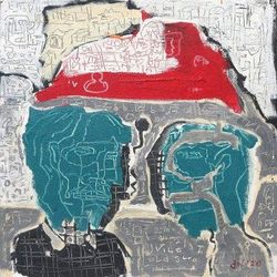 Strange Guys,'Modern Portrait Painting from Indonesia'