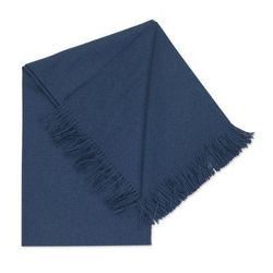 Blissful Dream in Teal,'100% Baby Alpaca Throw Blanket in Solid Teal from Peru'