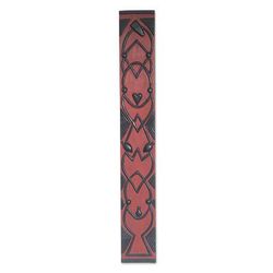 'Dogon Board-Like Mahogany Relief Panel Handmade in Ghana'
