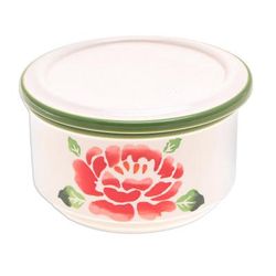 Blooming Poppy,'Artisan Crafted Floral Decorative Box'