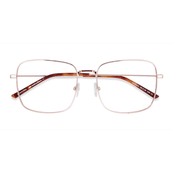 Male s square Rose Gold Metal Prescription eyeglasses - Eyebuydirect s Dorato