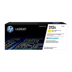 HP Used 212X Yellow High Yield Original LaserJet Toner Cartridge with JetIntelligen W2122X