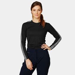 Helly Hansen Women's HH Lifa Crew Performance Base Layer Black L