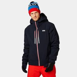 Helly Hansen Men's Alpha Lifaloft Lightweight Ski Jacket Navy M