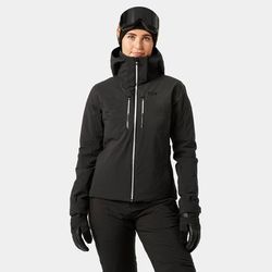 Helly Hansen Women's Alphelia Lightweight Lifaloft Ski Jacket Black L