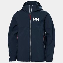Helly Hansen Juniors' Rigging Rain Jacket Navy 128/8