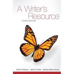 A Writer's Resource: A Handbook For Writing And Research